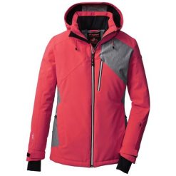 Kurtka damska Killtec 38605 KSW 7 WMN SKI JCKT. Czerwone kurtki sportowe damskie KILLTEC, bez wzorów, bez kaptura, trekkingowe. W wyprzedaży za 529.99 zł.