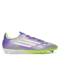 Buty do piłki nożnej adidas. Fioletowe buty sportowe męskie Adidas, bez zapięcia. Za 279.99 zł.
