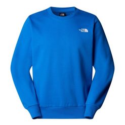 Bluza The North Face Simple Dome Crew. Niebieskie bluzy męskie The North Face, m, bez wzorów, bez kaptura. Za 209.99 zł.