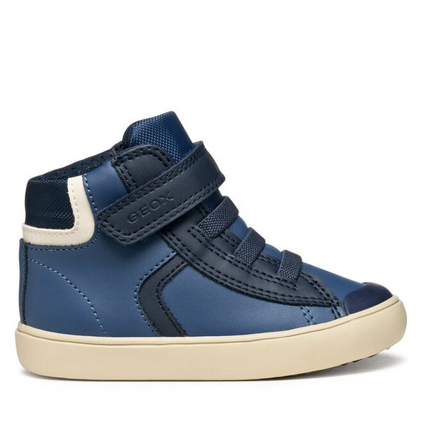 Sneakersy Geox. Niebieskie trampki i tenisówki chłopięce Geox, bez wzorów, bez zapięcia. Za 129.99 zł.