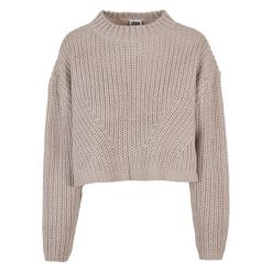 Oversizowa Bluza Damska Z Szerokimi Rękawami. Szare bluzy damskie Urban Classics, xl, bez wzorów, bez kaptura. Za 153.99 zł.