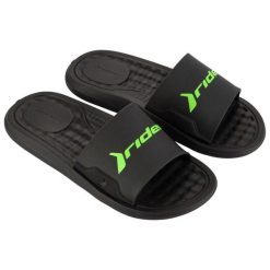 Klapki dla mężczyzn Rider STEP SLIDE. Czarne klapki męskie Ipanema, sportowe. Za 79.99 zł.