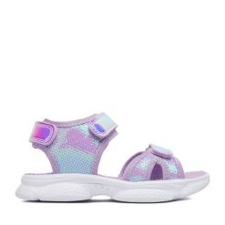 Sandały DeeZee. Fioletowe sandały dziewczęce DeeZee, bez zapięcia. Za 89.99 zł.