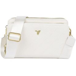 Biała Torebka Crossbody Damska Mini Na Telefon I Dokumenty Por-T-51 : Kolory - Biały. Białe torby na ramię damskie bez wzorów, małe, bez dodatków. Za 79.99 zł.