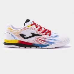 Buty halowe do piłki nożnej męskie, Regate Rebound 24 RREW IN. Białe buty sportowe męskie Joma, bez zapięcia, do piłki nożnej. Za 299.99 zł.