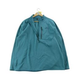Second life - Bluza polarowa męska The North Face Canyonlands - Stan dobry. Niebieskie bluzy sportowe męskie The North Face, m, bez wzorów, z materiału, bez kaptura, trekkingowe. Za 97.94 zł.
