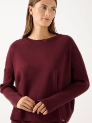 More & More bluzka z dzianiny Kobiety wiskoza czerwony, 44. Czerwone bluzki damskie More & More, bez wzorów, z dzianiny, bez kołnierzyka, bez ramiączek. Za 339.95 zł.