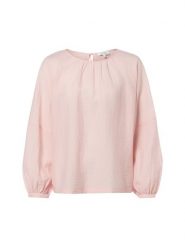 Opus Letnia bluzka - Fibiza Kobiety różowy, 40. Czerwone bluzki damskie Opus, bez wzorów, bez kołnierzyka, bez ramiączek. Za 229.95 zł.