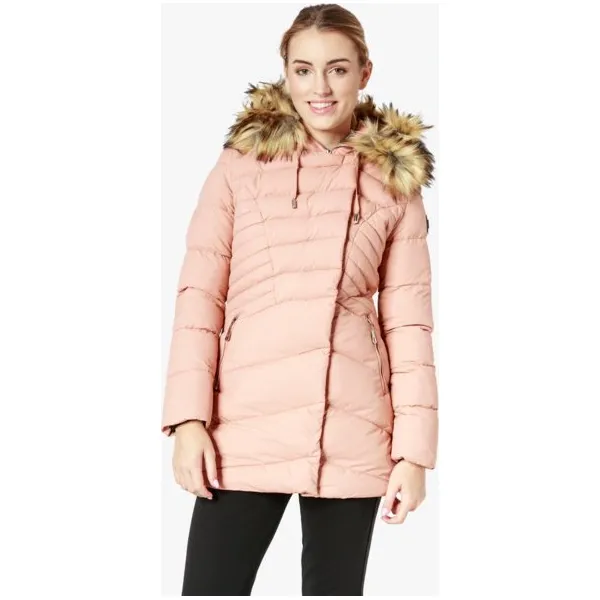 Feewear Kurtka Smile , różowy, rozmiar XS. Czerwone kurtki damskie Feewear, na zimę, l, z aplikacjami, z futra, bez kaptura. W wyprzedaży za 249.99 zł.