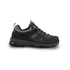 Buty damskie trekkingowe niskie z membraną Regen Vibram. Szare obuwie sportowe damskie Regatta, bez wzorów, trekkingowe. W wyprzedaży za 479.99 zł.