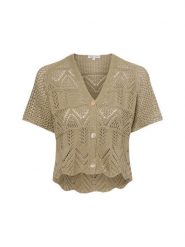 Marie Lund Kardigan Kobiety Bawełna zielony, XL. Zielone kardigany damskie Marie Lund, xl, bez wzorów, z bawełny, eleganckie, krótkie. Za 139.95 zł.