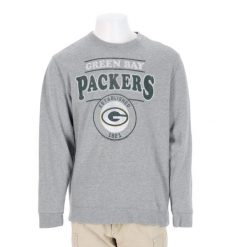 Second life - Męski sweter NFL Green Bay Packers - Stan bardzo dobry. Szare swetry przez głowę męskie NFL, m, bez wzorów, bez kołnierzyka. Za 106.46 zł.