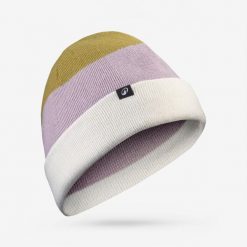 Czapka narciarska dla dorosłych Wedze Rider 500. Białe czapki i kapelusze damskie WED'ZE, na zimę, bez wzorów, z dzianiny, sportowe. Za 39.99 zł.