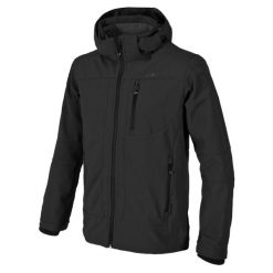 Kurtka softshell męska CMP. Czarne kurtki męskie CMP, na lato, m, bez wzorów, z elastanu, sportowe, z kapturem. Za 224.99 zł.