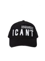 Dsquared2 Bejsbolówka | BCM0484 05C00001 | Mężczyzna | Czarny. Czarne czapki i kapelusze męskie Dsquared2, bez wzorów, z bawełny, eleganckie. W wyprzedaży za 389.00 zł.
