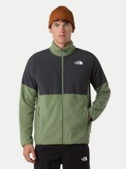 The North Face Polar Glacier NF0A89JG Zielony Regular Fit. Zielone bluzy męskie The North Face, l, bez wzorów, z polaru, bez kaptura. Za 449.99 zł.