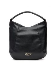Liu Jo Torebka Esc M Hobo AF5053 E0058 Czarny. Czarne torebki do ręki damskie Liu Jo, bez wzorów, ze skóry, bez dodatków. Za 629.99 zł.