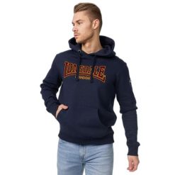 Bluza z kapturem Lonsdale Classic Ll002. Niebieskie bluzy męskie Lonsdale, l, bez wzorów, z polaru, z kapturem. Za 310.00 zł.