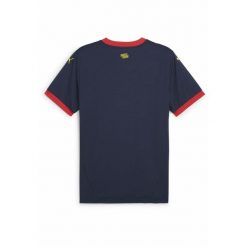 Męska koszulka wyjazdowa Girona FC 24/25 PUMA Club Navy Pelé Yellow Blue. Niebieskie koszulki sportowe męskie Puma, m, bez wzorów, bez kołnierzyka, bez ramiączek, do piłki nożnej. W wyprzedaży za 259.00 zł.