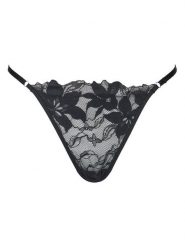 Hunkemöller Stringi Ingrid 300468 Czarny. Czarne stringi damskie Hunkemöller, s, bez wzorów, z syntetyku. Za 69.99 zł.