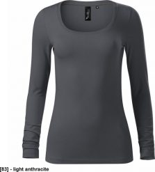 MALFINI Brave 156 - ADLER - Koszulka damska, 160 g/m, 5% elastan, 95% bawełna, - light anthracite XS. T-shirty damskie Malfini, m, bez wzorów, z bawełny, bez kołnierzyka. Za 42.54 zł.