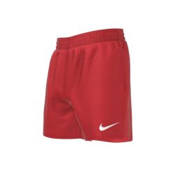 Spodnie do wody chłopięce Nike Essential Lap 4. Czerwone kąpielówki dla chłopców Nike, bez wzorów, krótkie. Za 109.99 zł.