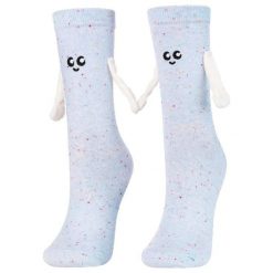 Niebieskie Damskie Skarpety Friends Moraj. Niebieskie skarpety damskie Moraj, bez wzorów, z bawełny. Za 12.99 zł.