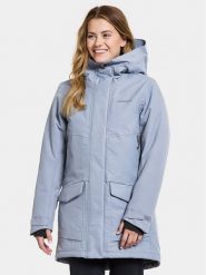 Didriksons Parka Frida Wns Parka 7 504815 Niebieski Regular Fit. Niebieskie kurtki damskie Didriksons, bez wzorów, z syntetyku, bez kaptura. Za 839.99 zł.