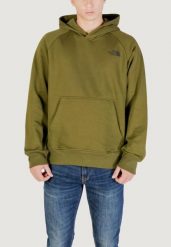 Bluza Mężczyzna THE NORTH FACE M RAGLAN BOX NSE HOODIE. Zielone bluzy męskie The North Face, m, bez wzorów, z bawełny, z kapturem. Za 422.99 zł.