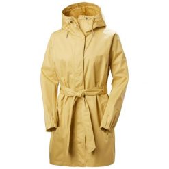 Damska kurtka wodoodporna Helly Hansen Hh Classics Trench. Brązowe kurtki damskie Helly Hansen, bez wzorów, bez kaptura. Za 684.50 zł.