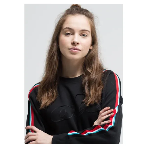 Lotto Bluza Athletica W Iii Sweat Rn Stp Pl , czarny, rozmiar L. Czarne bluzy damskie Lotto, l, bez wzorów, z materiału, bez kaptura. W wyprzedaży za 103.99 zł.