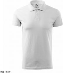 MALFINI Single J. 202 - ADLER - Koszulka polo męska, 180 g/m, - biały - rozmiar XL. Białe koszulki polo męskie Malfini, m, bez wzorów, bez ramiączek. Za 39.30 zł.