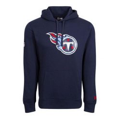 Bluza z kapturem Titans NFL. Białe bluzy męskie New Era, m, bez wzorów, z dresówki, z kapturem. Za 293.50 zł.