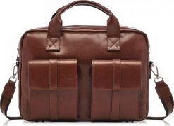 SKÓRZANA TORBA NA LAPTOP SOLOME JUKON. Torby i plecaki dziecięce Solome, bez wzorów. Za 379.00 zł.