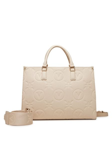 Valentino Torebka Samba Re VBS8ZG05 Écru. Torebki do ręki damskie Valentino, bez wzorów, ze skóry, bez dodatków. Za 419.99 zł.