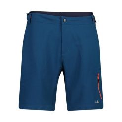 Spodenki męskie turystyczne CMP 30C5967. Niebieskie krótkie spodenki sportowe męskie CMP, m, bez wzorów, trekkingowe. Za 353.25 zł.