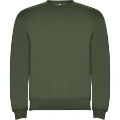 Bluza Unisex Dla Dorosłych Clasica Z Okrągłym Dekoltem. Zielone bluzy męskie ROLY, m, bez wzorów, bez kaptura. Za 73.99 zł.