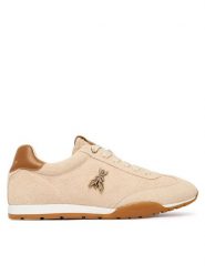 Patrizia Pepe Sneakersy PJ424.02 Beżowy. Brązowe buty sportowe dziewczęce Patrizia Pepe, bez wzorów, ze skóry, bez zapięcia. Za 719.99 zł.