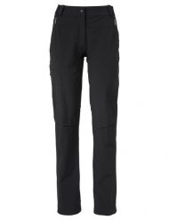 Spodnie damskie Farley Stretch Pants III. Czarne spodnie snowboardowe damskie Vaude, bez wzorów, z materiału, narciarskie. Za 529.90 zł.