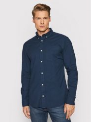 Jack & Jones Koszula Brook Oxford 12192150 Granatowy Slim Fit. Niebieskie koszule męskie Jack & Jones, m, bez wzorów, z bawełny, bez kołnierzyka, bez ramiączek. Za 159.99 zł.