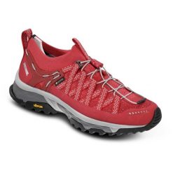 Buty turystyczne damskie Meindl Aruba Gore-Tex. Czerwone trekkingi damskie Meindl, do biegania, gore-tex. Za 746.91 zł.