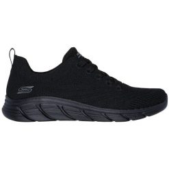 Adidasy Skechers Bobs Bflex Lo-gracef, Kobiety. Czarne obuwie sportowe damskie Skechers, bez wzorów, na fitness i siłownię. Za 390.00 zł.
