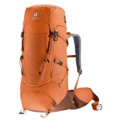 Plecak trekkingowy damski Deuter Aircontact Core 35+10 SL - chestnut/umbra. Brązowe plecaki damskie Deuter, bez wzorów, z materiału. Za 933.31 zł.