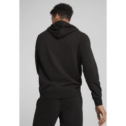 Męska bluza z kapturem Essentials z małym logo No. 1 PUMA Black. Białe bluzy męskie Puma, l, bez wzorów, prążkowane, z kapturem, do biegania. W wyprzedaży za 134.00 zł.