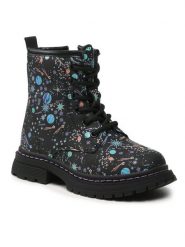 Nelli Blu Trapery CM220112-1 Czarny. Czarne buty zimowe dziewczęce Nelli Blu, bez wzorów, ze skóry, bez zapięcia. Za 83.99 zł.