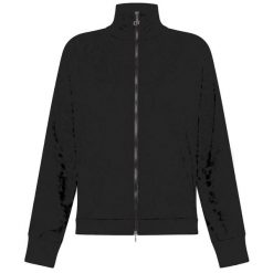 Bluza Deha Bluza Z Pełnym Zamkiem I Logo Damskie. Czarne bluzy damskie Deha, m, bez wzorów, z bawełny, bez kaptura. Za 486.99 zł.