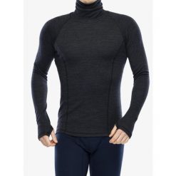 Bluza termoaktywna męska Sensor Merino Bold Tee LS Roll Neck. Szare bluzy męskie Sensor, m, bez wzorów, z dzianiny, bez kaptura, trekkingowe. Za 417.99 zł.