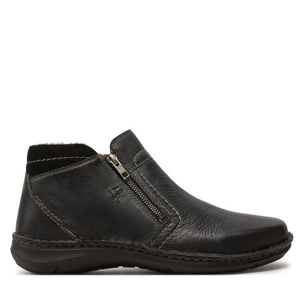 Botki Josef Seibel. Czarne botki męskie Josef Seibel, bez wzorów, bez zapięcia. Za 469.99 zł.
