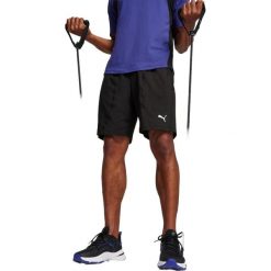 Szorty Puma M Cloudspun 7 Knit Short. Czarne krótkie spodenki sportowe męskie Puma, m, bez wzorów, z poliesteru, do biegania. Za 290.00 zł.