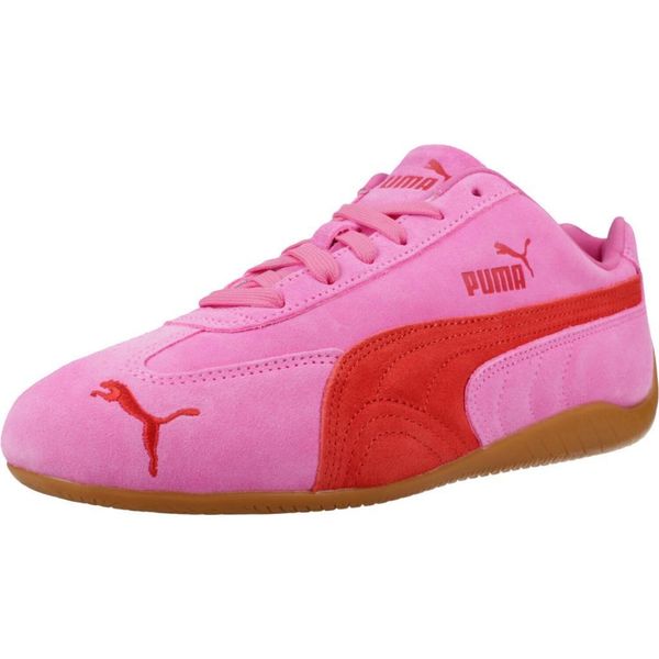 Buty Speedcat Og Pink Pixel-Glowing Red. Czerwone obuwie sportowe damskie Puma, bez wzorów, trekkingowe. Za 304.99 zł.